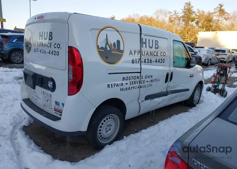 2022 Ram Promaster City Cargo Van from USA, damaged, VIN ZFBHRFAB4N6W98308